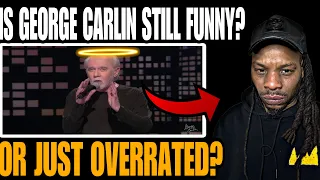 HE IS A LEGEND! First time reaction to george carlin | "A WAR ON HOMELESSNESS"