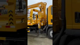 Wrecker with crane