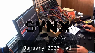 Jamuary 2022 #1 - feat. SunVox on Raspberry Pi, Eurorack (DIY Mutable Instruments & more), Polaron