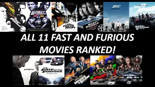 All 11 Fast and Furious Movies Ranked (Worst to Best) (W/ Fast X 2023)