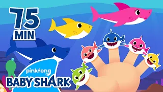 🖐️Baby Shark Finger Family Songs and Stories | +Compilation | Baby Shark Official