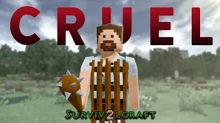 Sobrevivi ao modo CRUEL do Survivalcraft 2 - zerei o jogo
