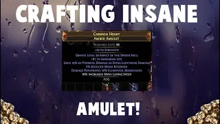 The Making of Carrion Heart, Amber Amulet 🔥 (Path of Exile Betrayal League Crafting)