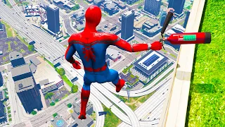 Spiderman vs Experiments In GTA 5 - MYTHS #3