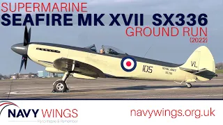 Supermarine Seafire MK XV11 Ground Run