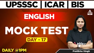 ICAR IARI Assistant Recruitment 2022 | English Classes | ICAR Assistant | Mock Test | Day 17
