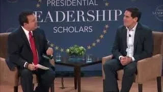 Mark Cuban at the Moody Foundation Conversation at the Presidential Leadership Scholars Graduation