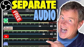 How To Separate Audio In OBS - Games, Music, Discord All separated!