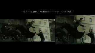 Neo vs Mr Smith The Matrix Reloaded (Widescreen Vs Fullscreen DVD)