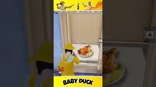 Baby Duck vs Chicken 🔥| PUBG Mobile #pubgmobile #pubgm  #shorts