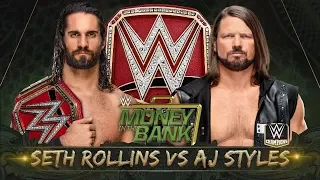 SETH ROLLINS VS AJ STYLES | WWE 2K18