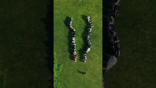 Drone footage at Emory College shows students training for protests #Palestine #college #israel