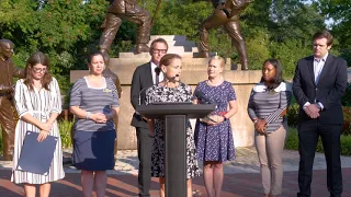 20th Anniversary of 911 wreath laying ceremony