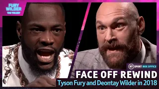 Face Off Rewind: Tyson Fury and Deontay Wilder Exchange Heated Words in 2018