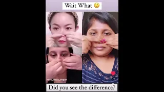 I tried most viral face massage technique😳🤯