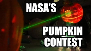 NASA Pumpkin Carving Contest w/ LASERS!!!