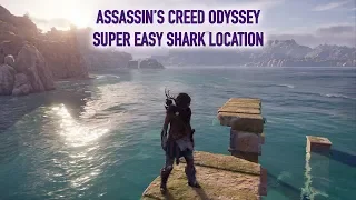 Assassin's Creed Odyssey Shark Hunting and Farming for Shark Tooth / Fin Location - Super EASY