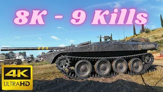 Strv S1 - 8K Damage 9 Kills World of Tanks Replays ,WOT tank games