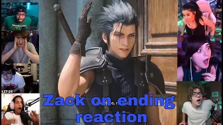 Zack at the ending of FFVII Remake Intergrade reactions | Top 7 Reaction