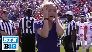 "And a Kiss to Seal It." | A Surprise Marriage Proposal During a Northwestern Football Game