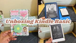 unboxing my kindle basic 2022 ASMR + accessories | amazon kindle | Philippines 🇵🇭