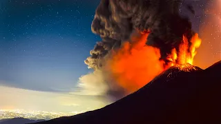 Eruzione Etna. Parossismo Cratere Sudest. 14 agosto 2023