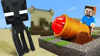 Стив Майнкрафт Лего в видео сборнике - Защита от Эндермена и поиск руды! - Игры битвы для мальчиков