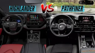 2023 Nissan Pathfinder Interior vs 2023 Toyota Highlander Interior Compared | Interior Battles!