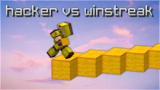 Fighting an Insane Bhopper on 100 Winstreak... (Uncut Hypixel Bedwars)