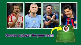 which player do you prefer?choose a player for your team|football quiz