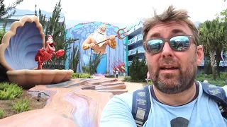 Staying at Disney’s Art of Animation Resort - The Little Mermaid Room Tour / All Three Pools & MORE