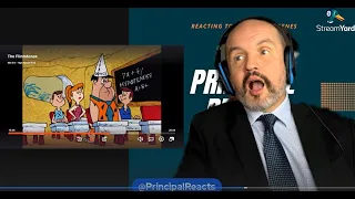 High School Principal Reacts - The Flintstones - S3E13 - High School Fred!