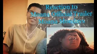 Reaction to Moana Official Trailer with Stitch (Moana Monday’s)