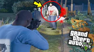 إكتشفت مكان وجود أخطر سفاح قاتل في قراند 5 😱🔪 | GTA 5 jeff the killer