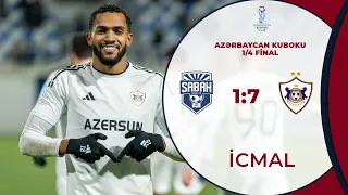 Sabah 1:7 Qarabağ | Azərbaycan kuboku, 1/4 final | İCMAL