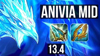 ANIVIA vs SYLAS (MID) | 7/0/8, 4.5M mastery, 1000+ games, Godlike | EUW Master | 13.4