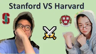 STANFORD vs HARVARD - Never have I ever + story time | College Lead