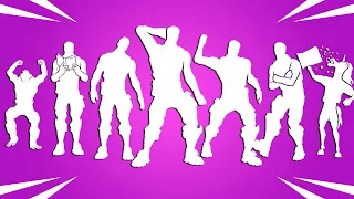 Top 50 Legendary Fortnite Dances With Best Music! (Everybody Loves Me, Leilt Elomr, Rushin' Around)