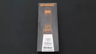 Türkiye'de İlk! Manker Striker Taktiksel El Feneri İncelemesi. Minik Canavar 2300 Lümen SFT40 Led.