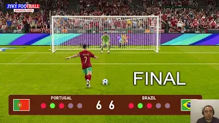 PES 2021 - Portugal vs Brazil Final - Penalty Shootout Gameplay PC