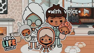 Aesthetic Family Morning Routine || *WITH MY VOICE* || Toca Boca Family Roleplay S2E2