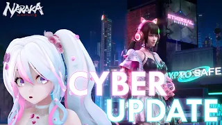 INSANE CYBERPUNK UPDATE and CHEST OPENING! Naraka Bladepoint Update | Mizuki Reacts