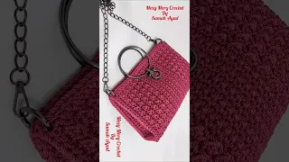 حقيبه كروشيه سهله جدا للمبتدئين crochet bag /Bolsa de gan /Tığ işi çanta/Bolsa de crochê