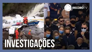Perícia investiga circunstâncias que levaram à queda do avião de Marília Mendonça
