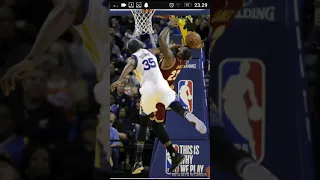 Kevin Durant Blocked LeBron James NBA Finals