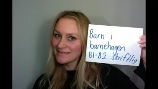 Video 523 B1-B2 skriftlig oppgave om barn i barnehagen