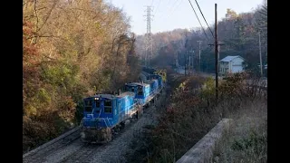 A Busy Morning on the Union Railroad- Hot Metal Slabs, Coke, Slabs and Loud Switchers