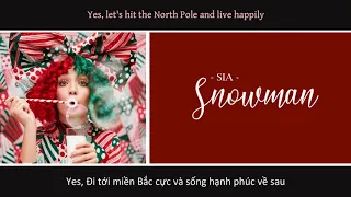 Vietsub | Snowman - Sia | Lyrics Video