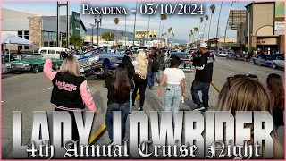 Lady Lowrider 4th Annual Cruise Night 03/10/2024 Alaniz Beatz