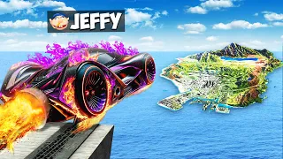 Jeffy Jumps ELEMENTAL Super Cars Across ENTIRE MAP in GTA 5!